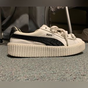 Rihanna fenty puma white leather creepers (vintage 2017)